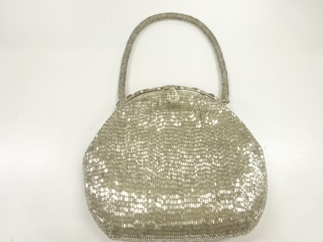JAPANESE KIMONO / ANTIQUE BEADED BAG
